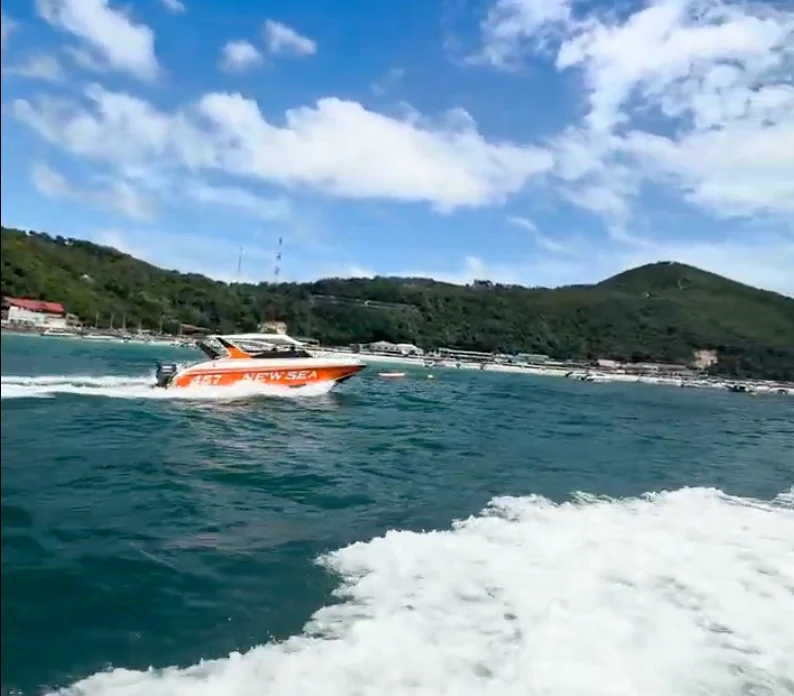 coral island speed boat ride