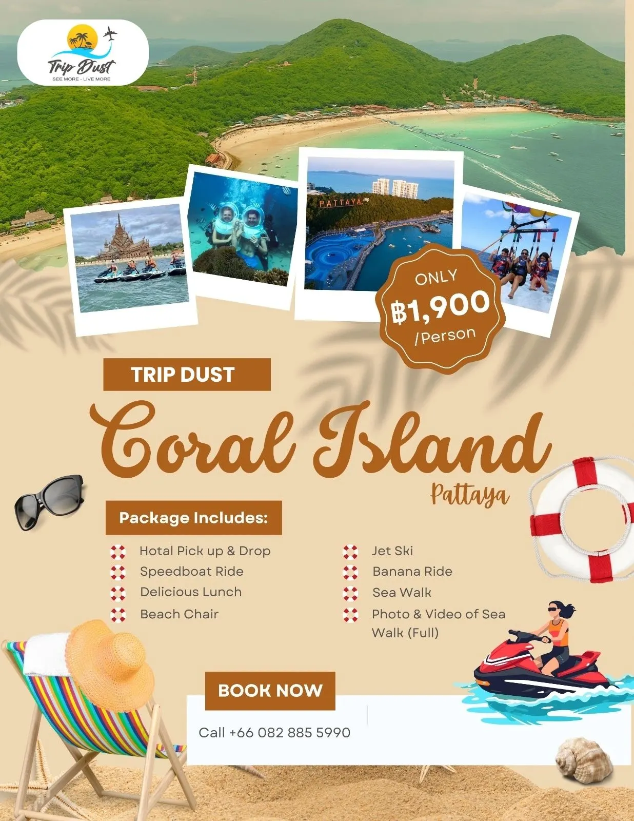 Coral Island Pattaya Travel Package